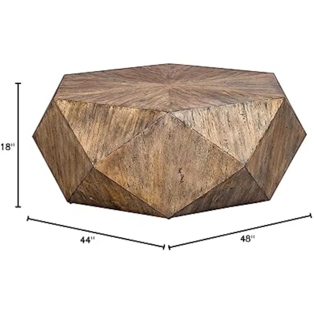 Miel bruni pour table basse, glaçure gris clair, matériau NW, c'est un produit très artistique d'un designer à l'étranger, 48 po