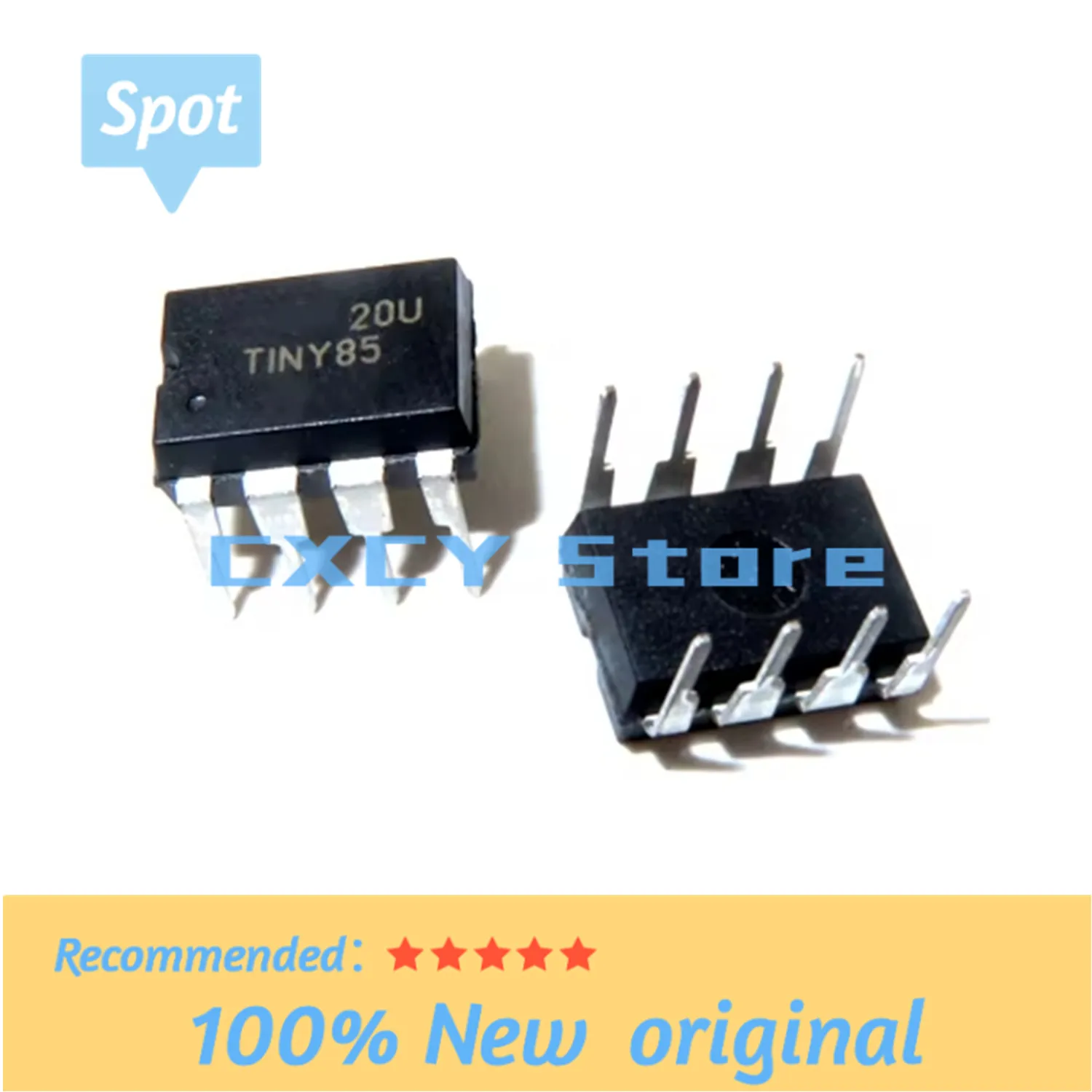 10pcs/Lot Original ATTINY85-20PU DIP-8 ATTINY85 DIP8 85-20PU ATTINY85-20 IC Chip