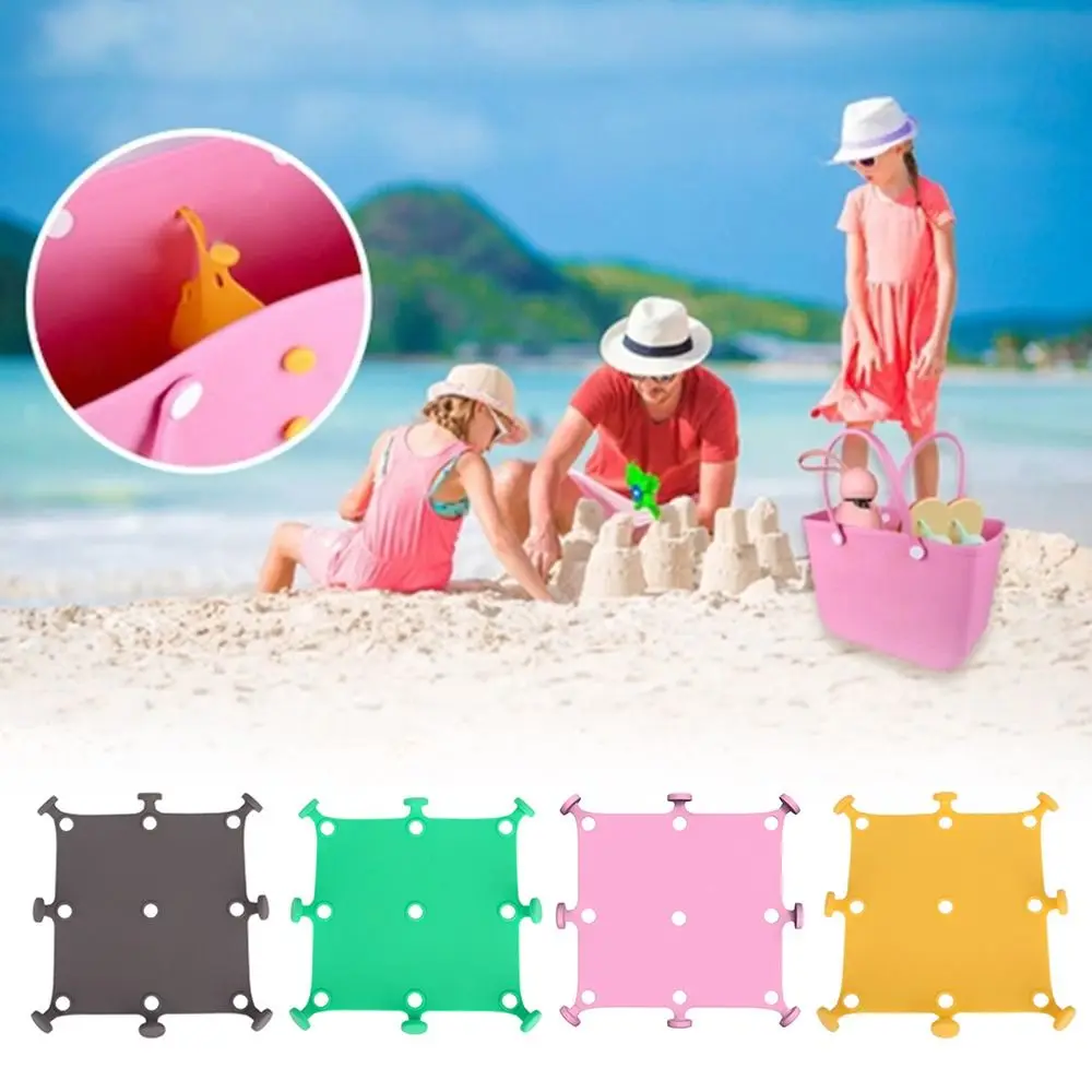 Soft Beach Bag Organizer Silicone Easy to Clean Bag Inner Baffle Plate Waterproof Bag Divider Board for Bogg Bag for Bogg Bag