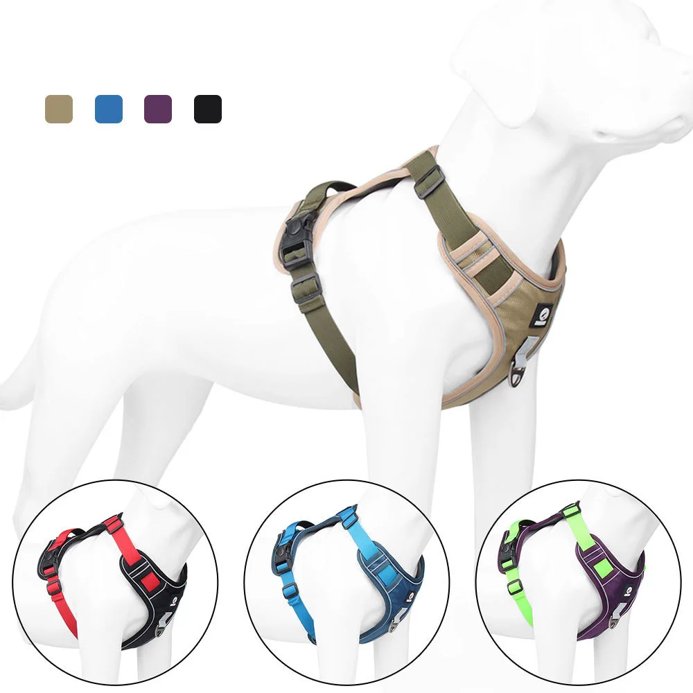 Pet Supplies Dog Traction Rope Explosion-proof Flush Dog Rope Reflective Pet Chest Strap Windproof and Waterproof