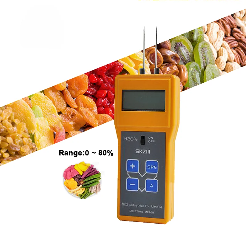 Dry Fruits Moisture Meter Tester Dried Ginger and Vegetables Moisture Tester