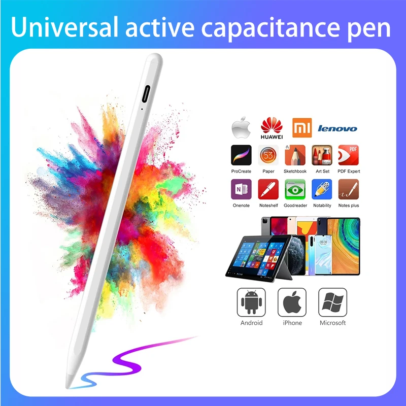 

Universal Stylus Pen for Android IOS Touch Screen Capacitive Pen for iPad for Apple Pencil Drawing Pen For Huawei Xiaomi Phone