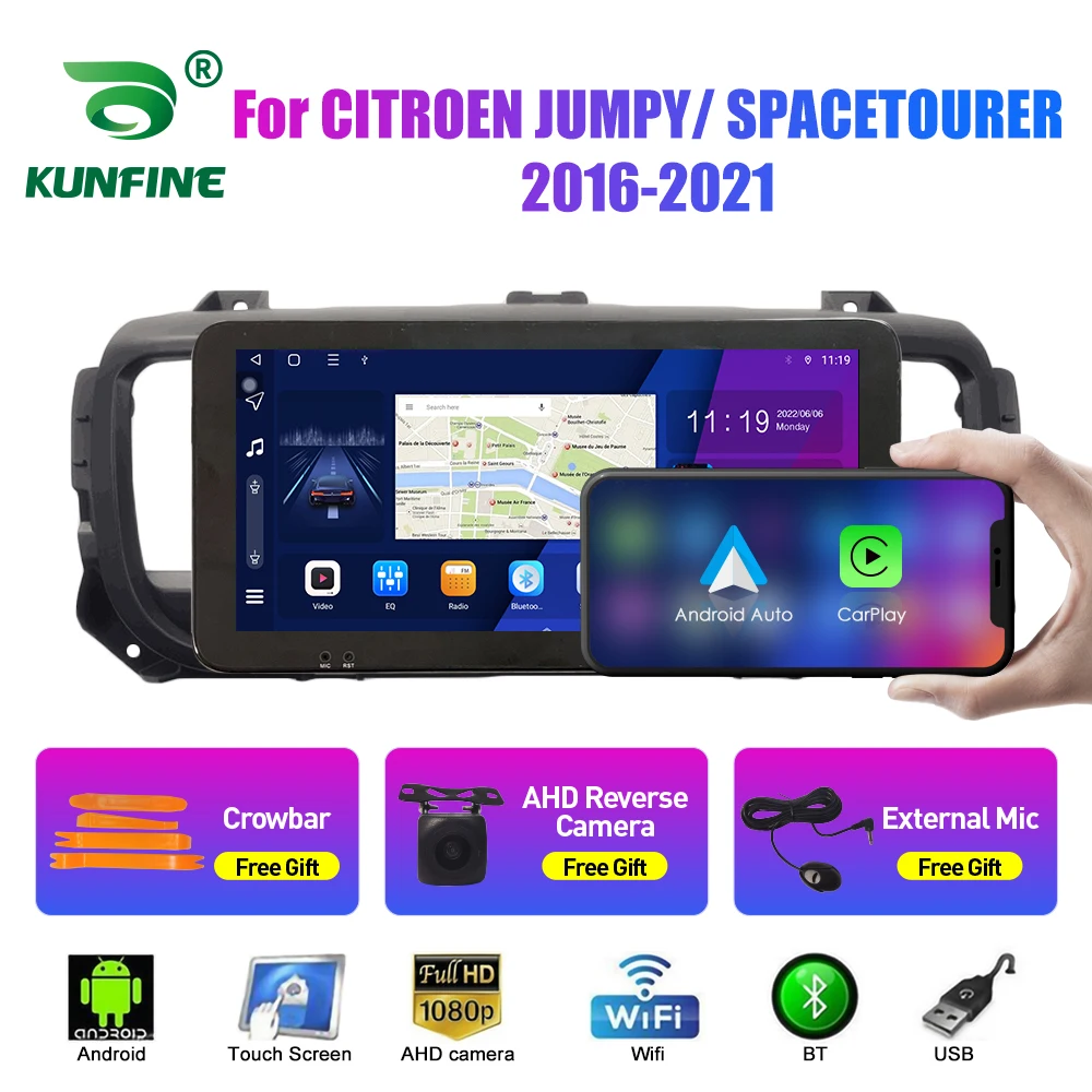 

Car Radio For CITROEN JUMPY SPACETOURER 2016-2021 Octa Core Android Car DVD GPS Navigation Car Stereo Carplay Android Auto