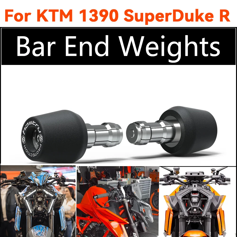 Handle Bar End Weight Grips Cap For 1390 Super Duke R (2024-0nwar)