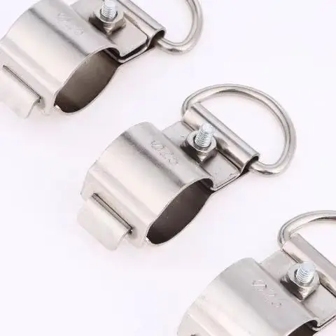 1Pcs Universal Grounding Wire Pipe Clamp Cordless String Shoulder Strap Trimmer Shaft Clamp Trimmers Garden Equipment Parts