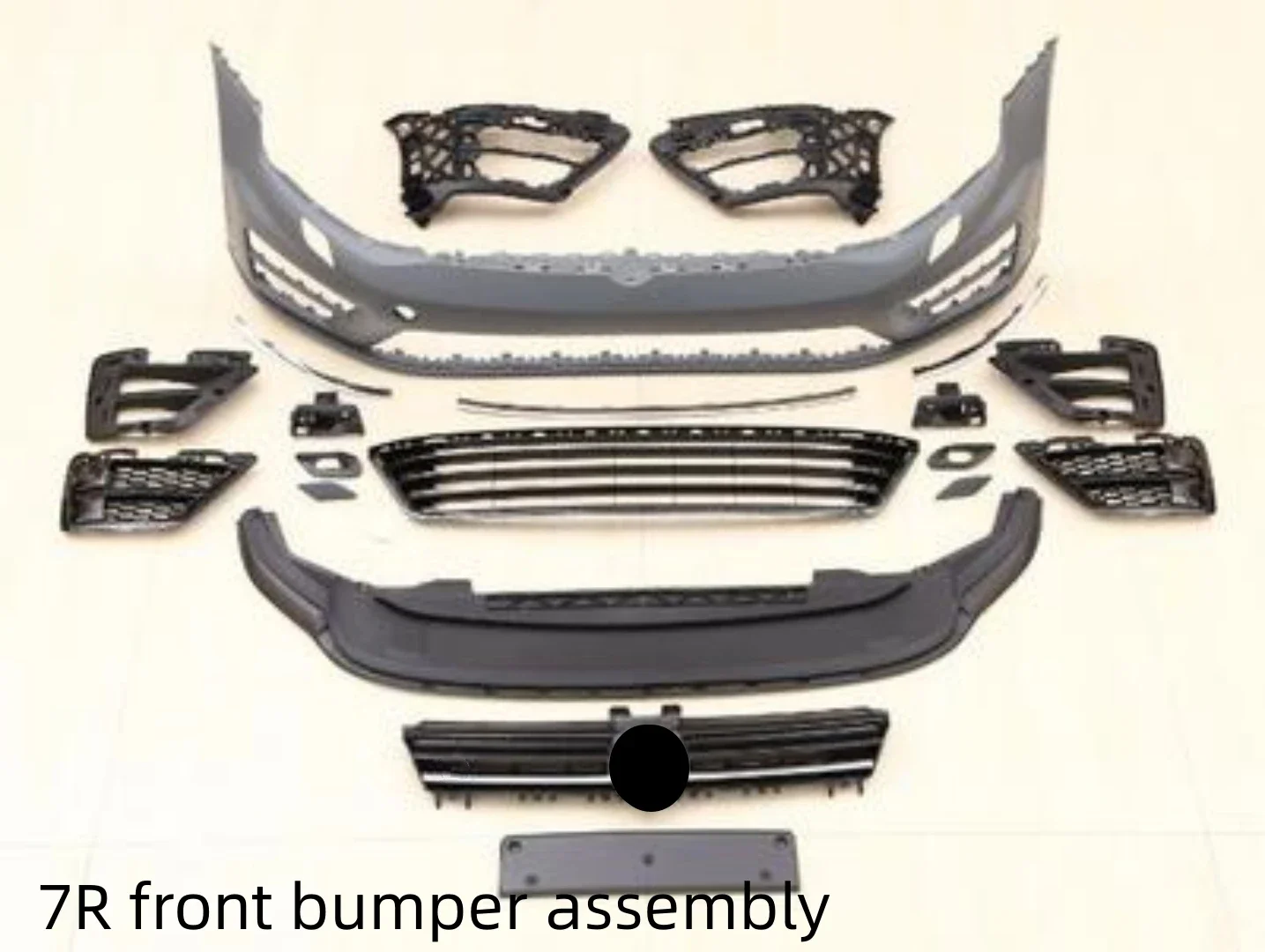 Body Kit Front Rear Bumper Side Skirt Assembly for Volkswagen vw Golf 7 Upgrade 7R Kit front shovel Car Accessories