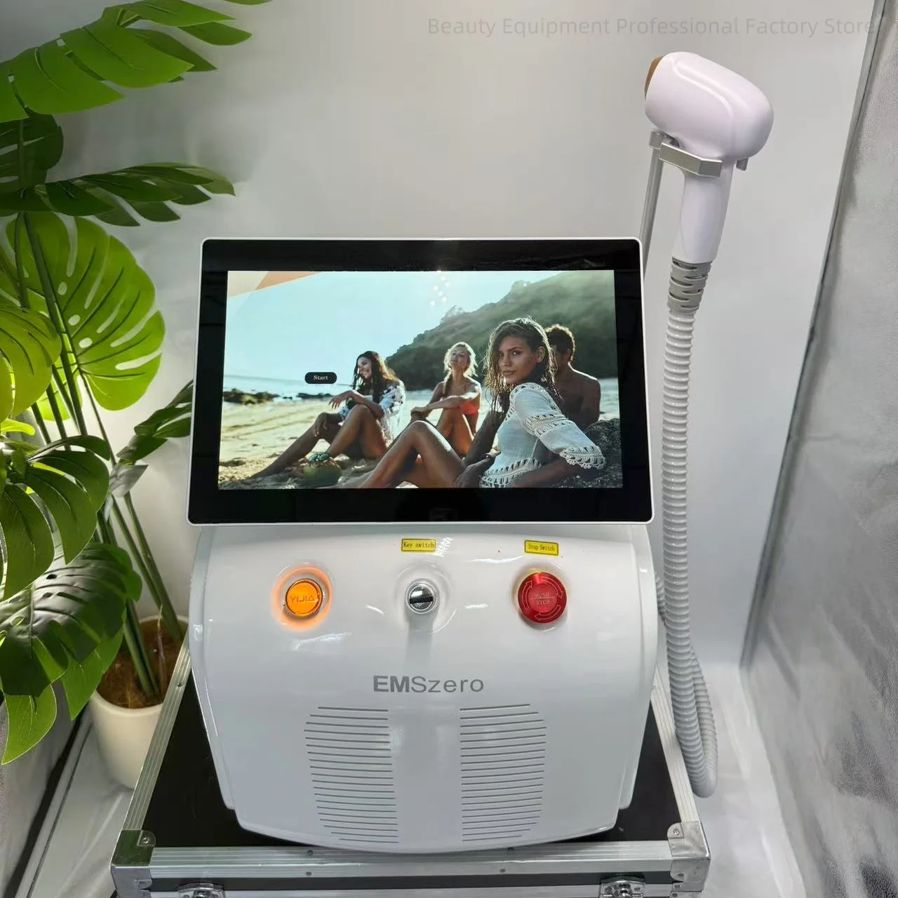 808nm ديود آلة إزالة الشعر بالليزر 4000 واط جهاز إزالة الشعر ثلاثة الطول الموجي جهاز التيتانيوم الجليدي إزالة الشعر غير مؤلم