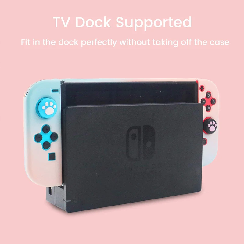 For Nintendo Switch OLED Protective Case pink PC Hard Cover Console JoyCon OLED Shell for Nintendo Switch Accessories Skin