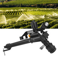 Garden Sprinkler 1.5in to 1in DN25 Female Thread Adjustable 360 Degree Rotating Rocking Arm Sprinkler Farm Irrigation