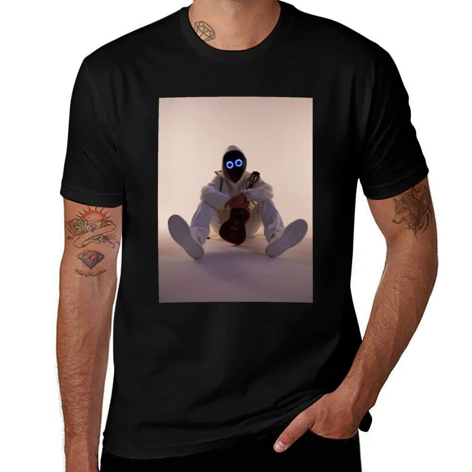 boywithuke sitting with uke T-Shirt Outdoor Sports Short Sleeve Top T-Shirt
