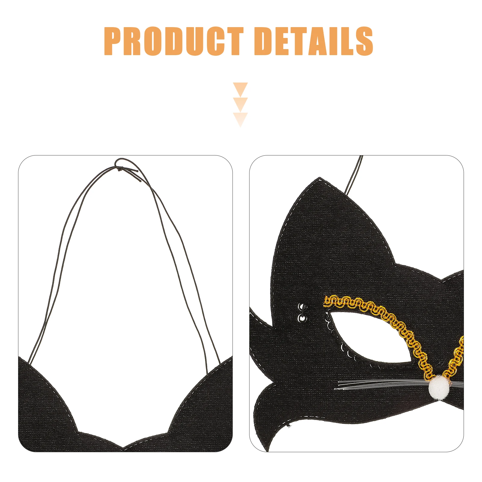 

4pcs Animal Mask Eye Mask Cosplay Costume Party Halloween Masquerade Carnival Mardi Gras Kids Adults Premium Role Play Accessory