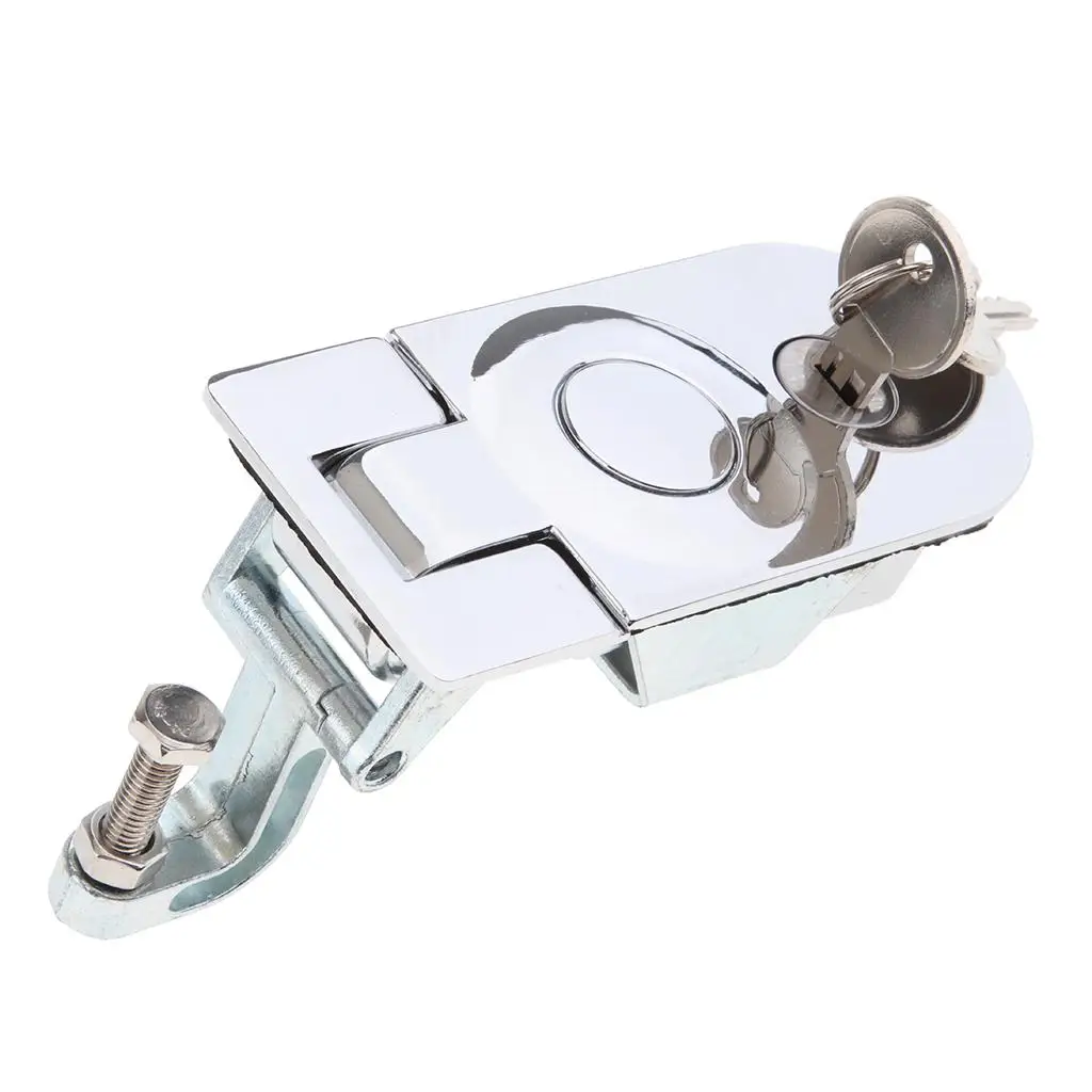 Rustproof Stainless Steel Recessed Mounted Compression Lock Paddle Handle Latch for Trailer Camper