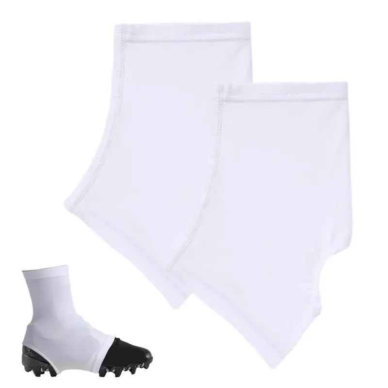 

White Cleat Covers Football Wraps Spats Laces Covers 1 Pair Boys Men Cleat Sleeves Cleat Spat For Field Hockey Soccer Girls