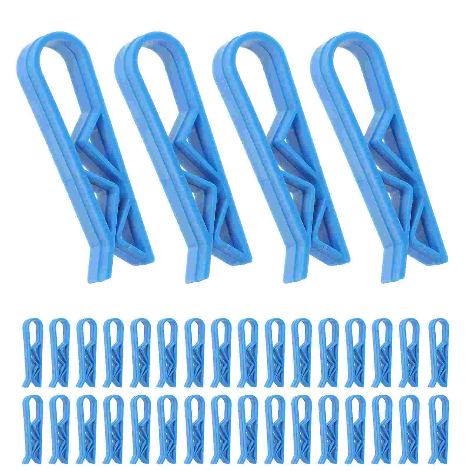 

50 Pcs Garbage Clip Waste Basket Plastic Trash Clips Car Kitchen Use Can Clamps Fasteners