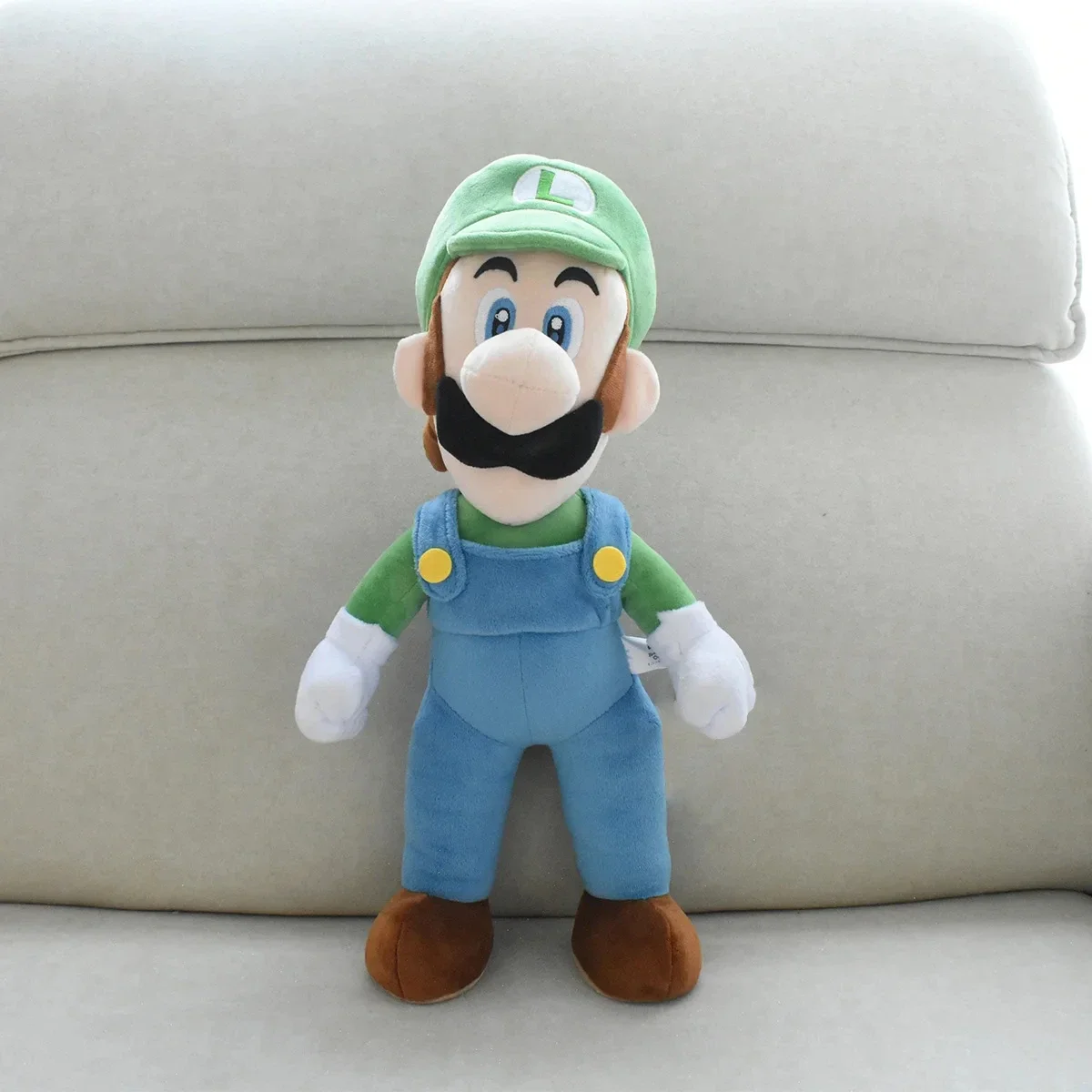 Mario juguetes de peluche Luigi juguetes de peluche muñeca de Anime Plushie para niños gran regalo de cumpleaños de Navidad para niños