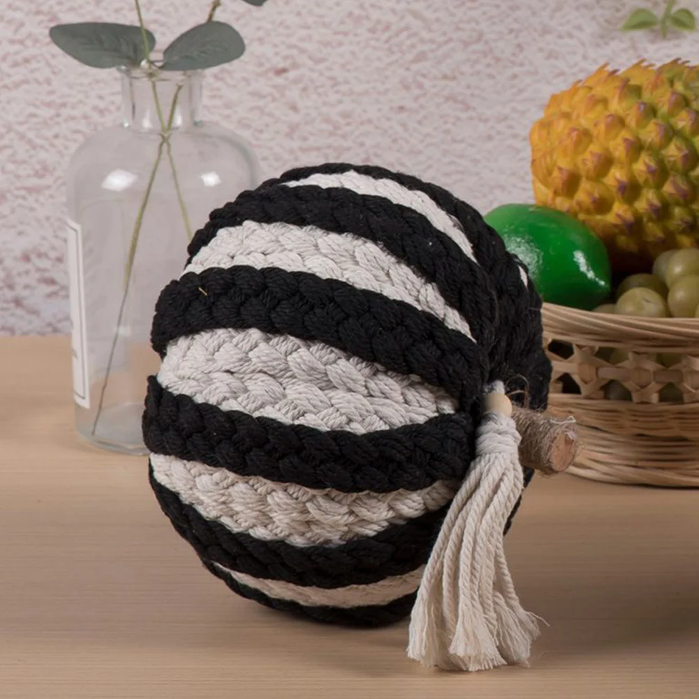 

Simulation Pumpkin Ornament Realistic Handmade Pumpkin Decor for Thanksgiving Harvest Party Tabletop Decoration