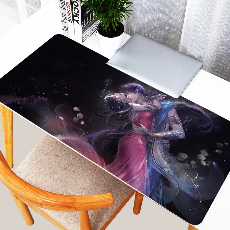 Mouse Pad Gamer Anime R-rafayel Desktop Mouse Mat Laptop Gaming Accessories Keyboard Pad Office PC Love And D-deepspace Mousepad