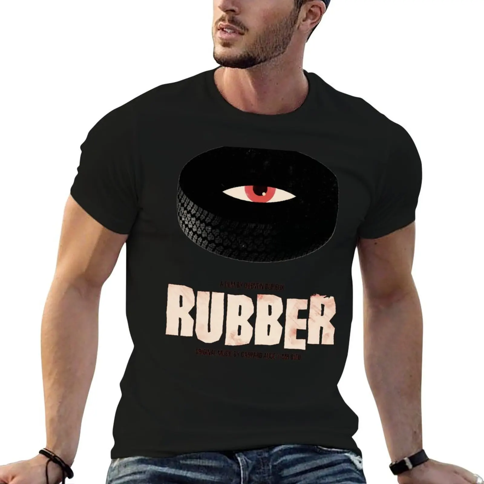 Rubber - A Film by Quentin Dupieux T-Shirt graphics plus size clothes blacks designer shirts mens t shirt graphic