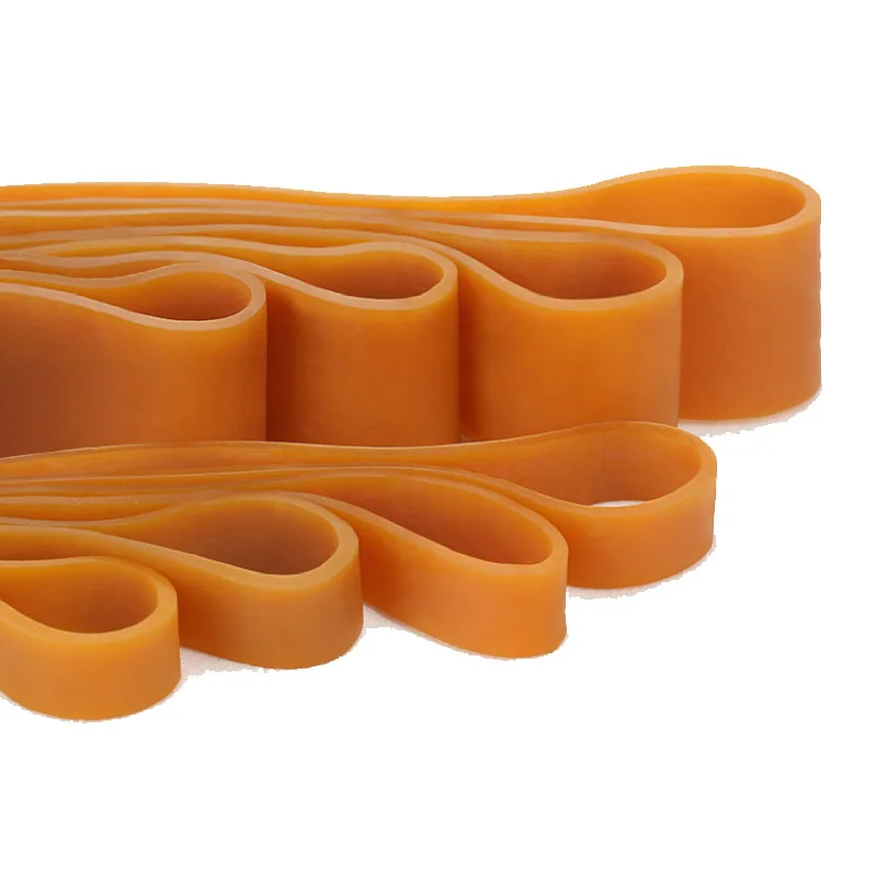 1Pcs Dia95mm-190mm Yellow High Elastic Rubber Bands Supplies Durable Stretchable Latex Rings Width6mm-30mm Thickness 3mm