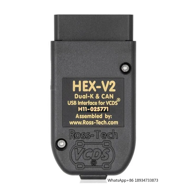 Chaosknight Vag Com VCDS Vagcom Hex V2 24.5 23.0 Interface Diagnostic Tool French for Volk-swage Audi Skoda Unlimited Atmega162