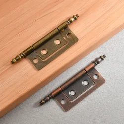 Home decoration, building materials, hardware accessories,child antique hinges, cabinet door red antique copper color