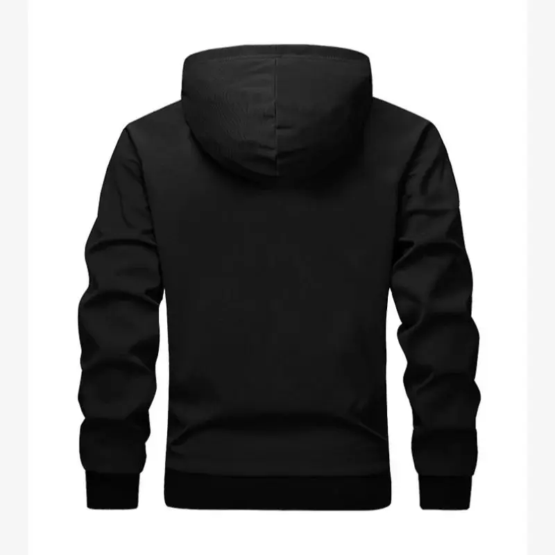 الرجال فضفاضة سميكة هوديي بأكمام طويلة سستة سترة عارضة مقنعين سترة دافئة يندبروف الخريف الشتاء معطف فوقي