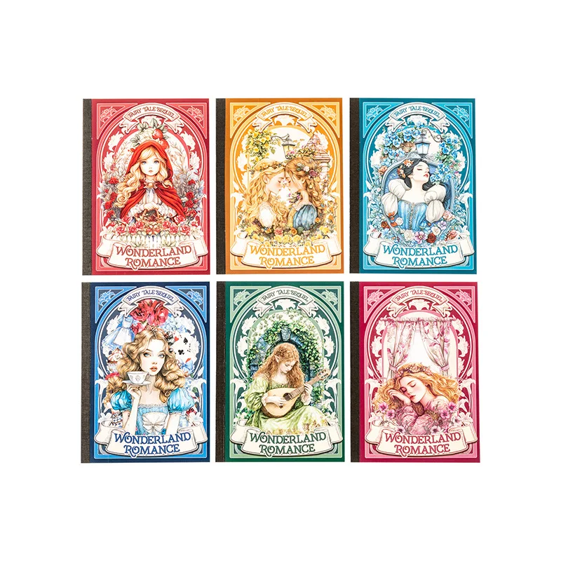 10sets/lot Kawaii Scrapbook Sticker Fairy Tale Sequel Scrapbooking Supplies Planner Decorative Craft Stationery Sticker