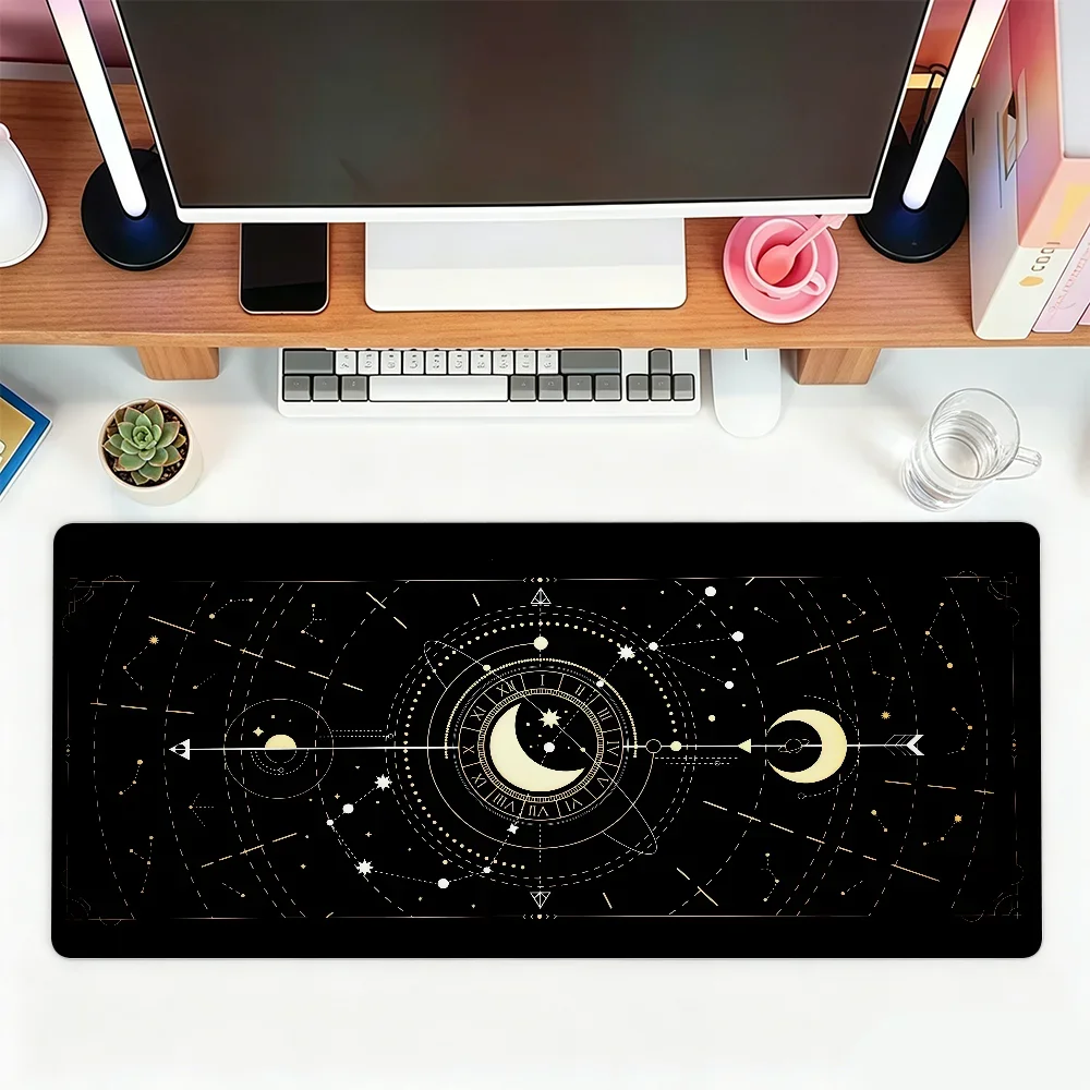 Mystery Constellations Magic Circle Mouse Pad For Office Gaming And Keyboards Non Slip Large Waterproof
