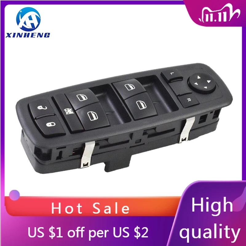 

Window Main Control Button Switch Master Power Window Switch For Dodge Dart Jeep Cherokee 2013-2016 68271203AB