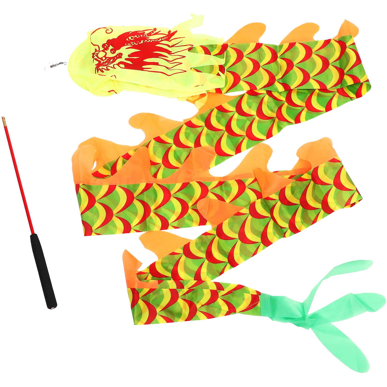 

Dragon Ribbon Toy Flexible Polyester Streamer Gymnastics Dance Props Kids Accessories Chinese Sports