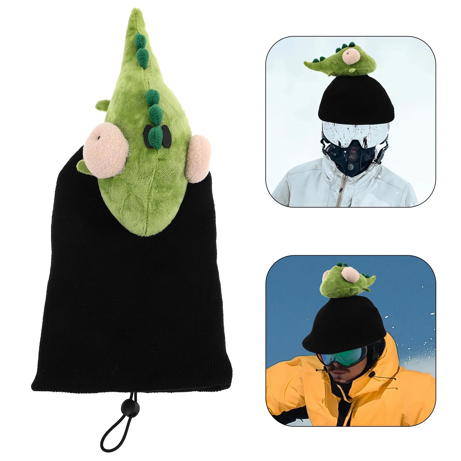 Animal Design Ski Cover Lightweight Protective Cover for Ski Snowboard Paragliding Women Kids Winter Sports