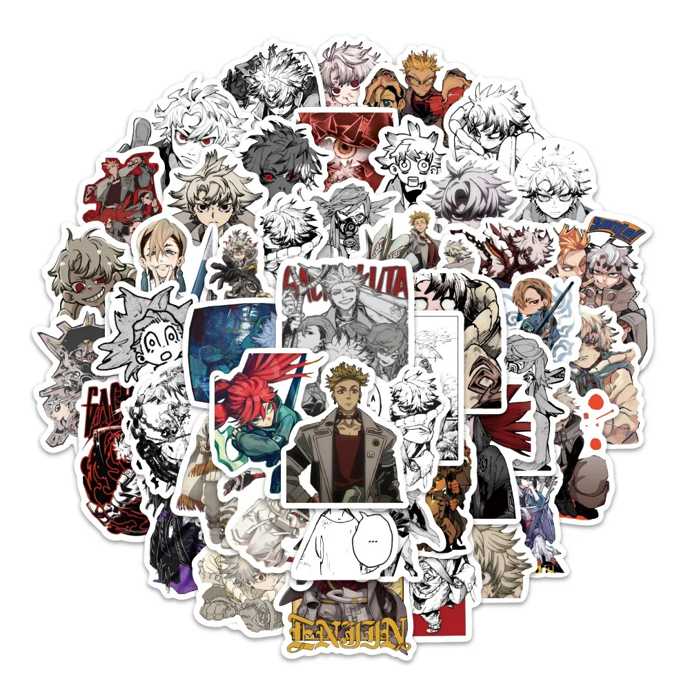 60pcs/set  Anime GACHIAKUTA  Rudo Cartoon Graffiti Stickers Cosplay Waterproof DIY Laptop Guitar Mobile Case Decals Kids Toy