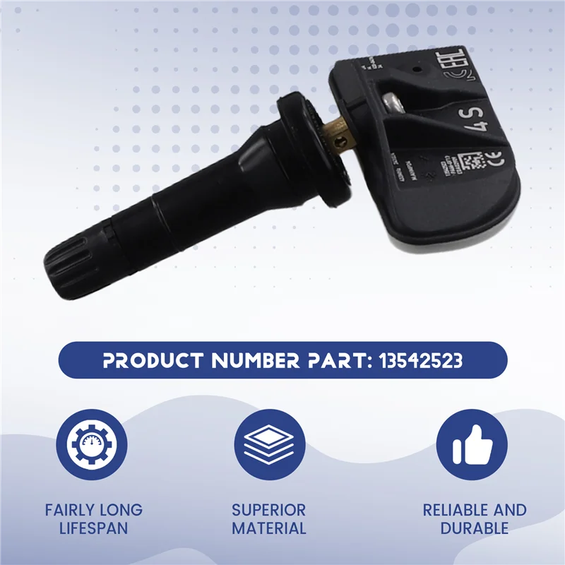 

4Pcs Car TPMS Sensor 13542523 For Cadillac Escalade Tahoe GMC Yukon Tire Pressure Sensor Monitoring System-A54R