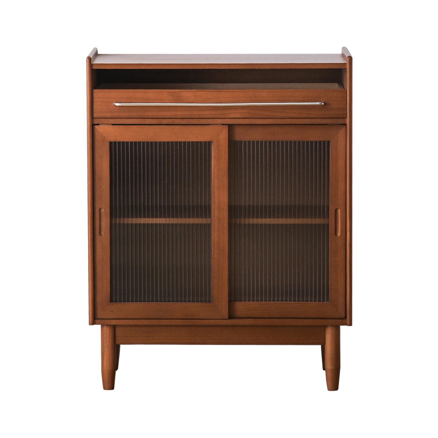 

Solid wood medieval dining side cabinet, small apartment living room, household log tea cabinet