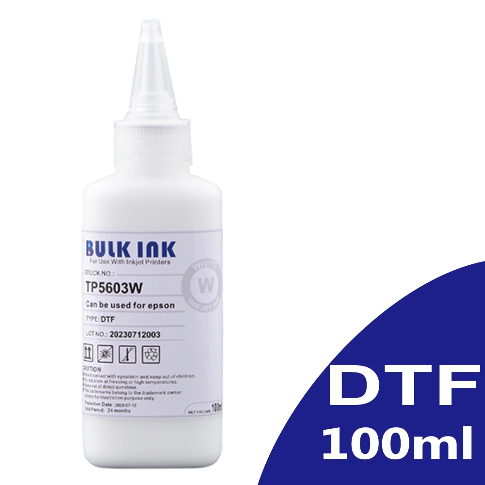 Imagem -06 - Tinta Dtf para Filme Pet de Transferência Direta Impressora de Grande Formato para Todos os Desktop Adequado para Epson Dx5 Dx6 Dx7 Xp600 L800 L805 100ml 6