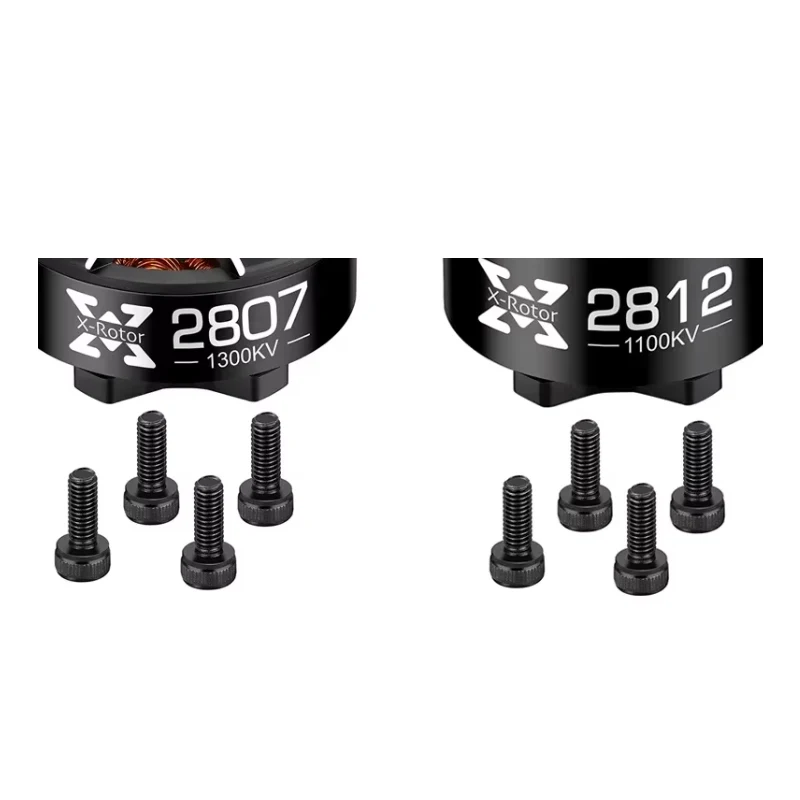 Hobbywing Xrotor 2807 1300KV/1500KV/1700KV/oder 2812 900KV/1100KV/Bürstenloser Motor M5 Welle für RC 7-Zoll FPV Drohne