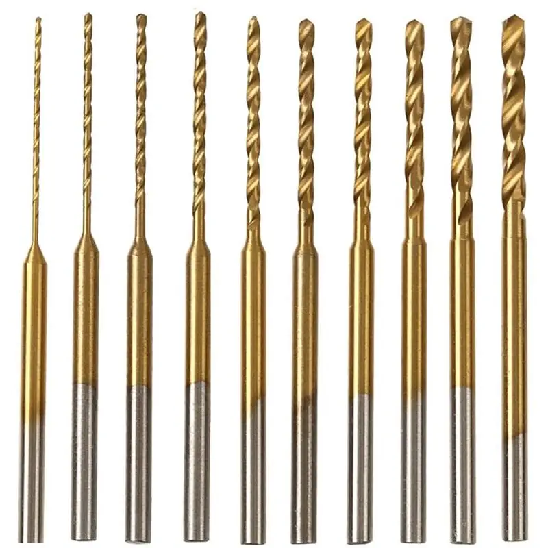 ABJN-Micro-Twist Drill Bit Set - 30Pcs 0.6Mm-2.2Mm Tiny Drill Bit 2.35 Shank HSS Mini Engraving Drill Bits Hole Drilling Tool
