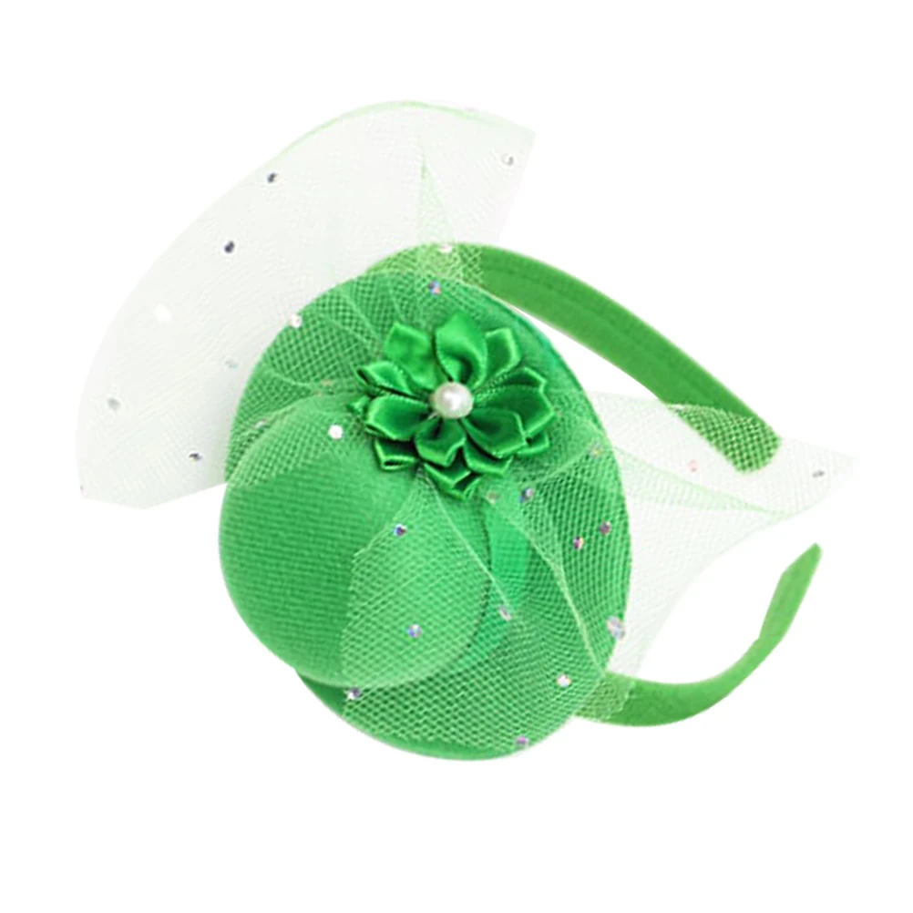 

Lovely St. Patrick'S Day Hairband Green Festival Headdress Unique Party Hair Ornament Durable Kids Wear Creative Costume Decor