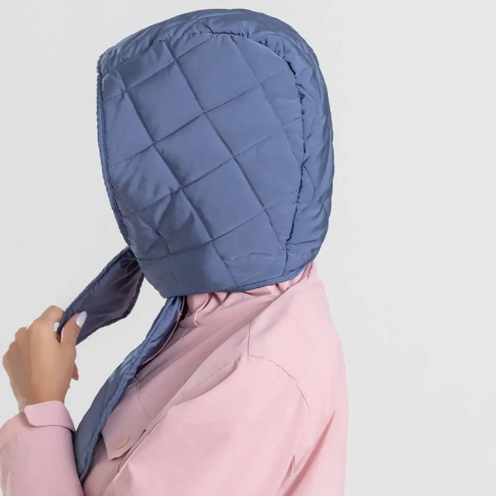 العصرية الشتاء الدافئة البخاخ الحجاب مبطن النساء الرجال يندبروف وشاح قبعة قبعات بيني خفيفة الوزن #2