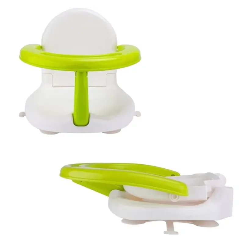 Portable Baby Bath Seat Foldable Infant Feeding Chair Multifunctional Toddler Dining Support for Learning to Sit Safe Non