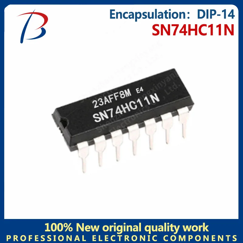 10PCS SN74HC11N in-line DIP-14 digital logic chip