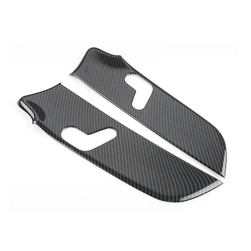 For Mercedes Benz A Class W177 V177 A180 A200 A220 A250 2019 Car Accessories Carbon Fiber Pattern Front Door Panel Cover Trim