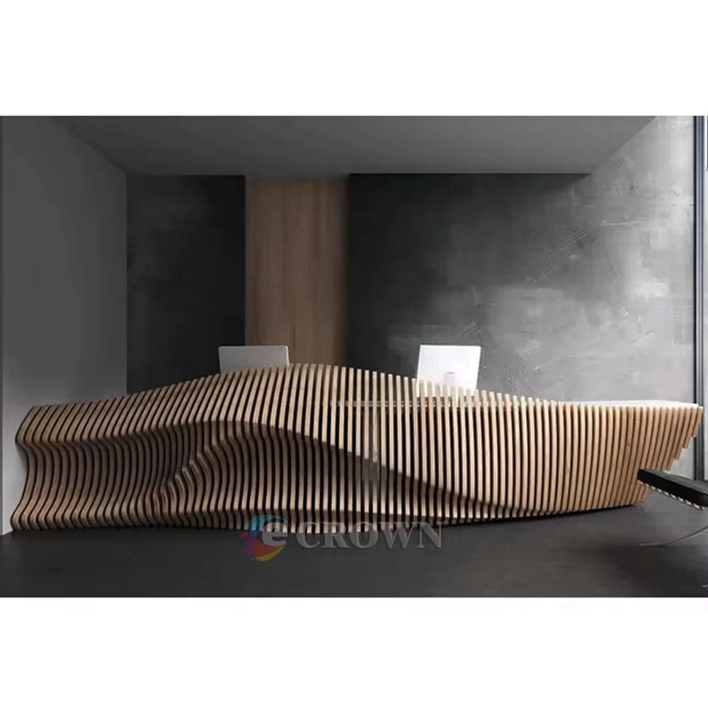 

Customized.Marble Smarbleplier Navy Style Store Front Reception OEM