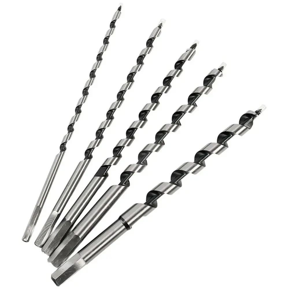 

5pcs 230mm Woodworking Roller Drill High Hardness Wear-resistant Center Drill Hexagonal Handle Carbon Steel Reaming Tool Wood