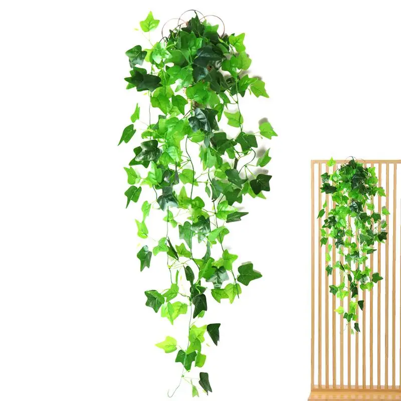 Artificial Hang Plants Fake Hanging Plant Faux Hanging Boston Ferns Artificial Plant For Indoor Outdoor Room Wall Decoration