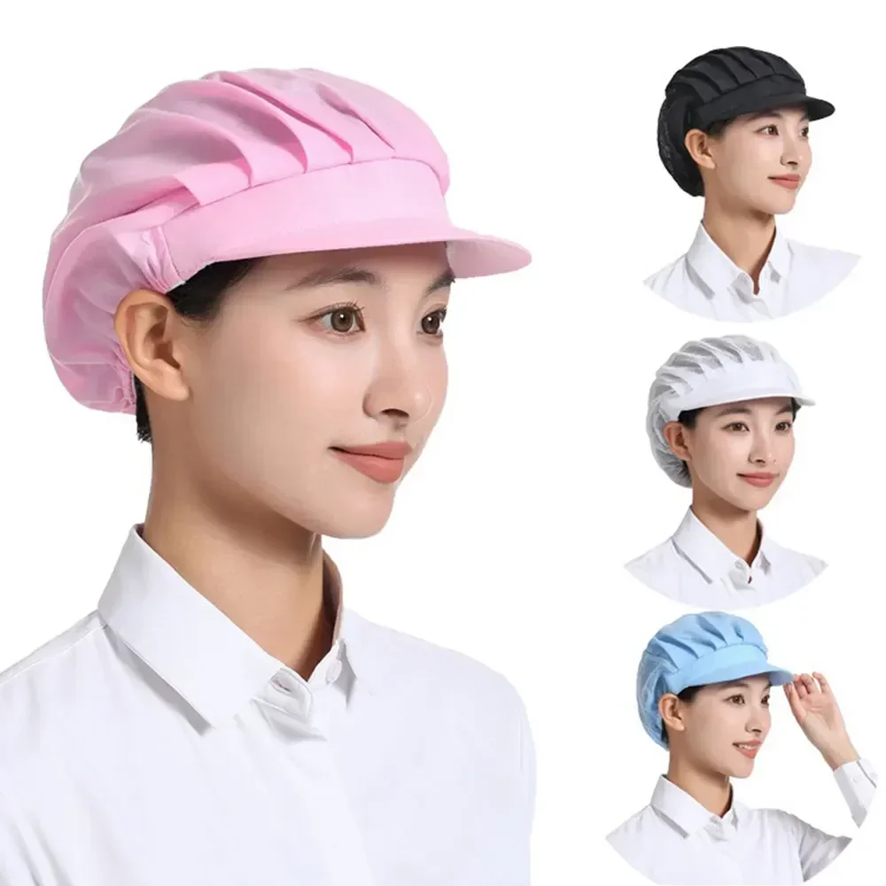 Factory Workshop Breathable work Short eave hat Catering kitchen Chef hat Waiter Hygienic food men men baking Baking cap