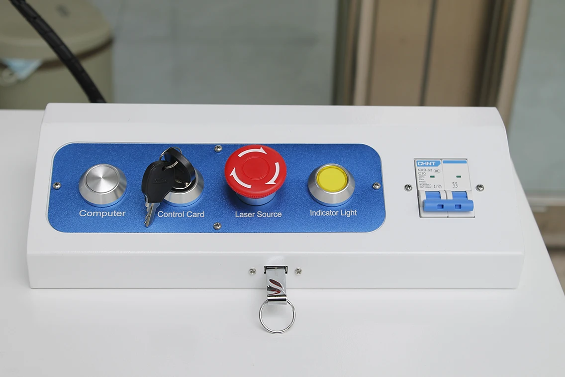 50 Watt Mopa Marking Price Stainless Steel Aluminum Iron Fiber Laser Engraving Hine image 4