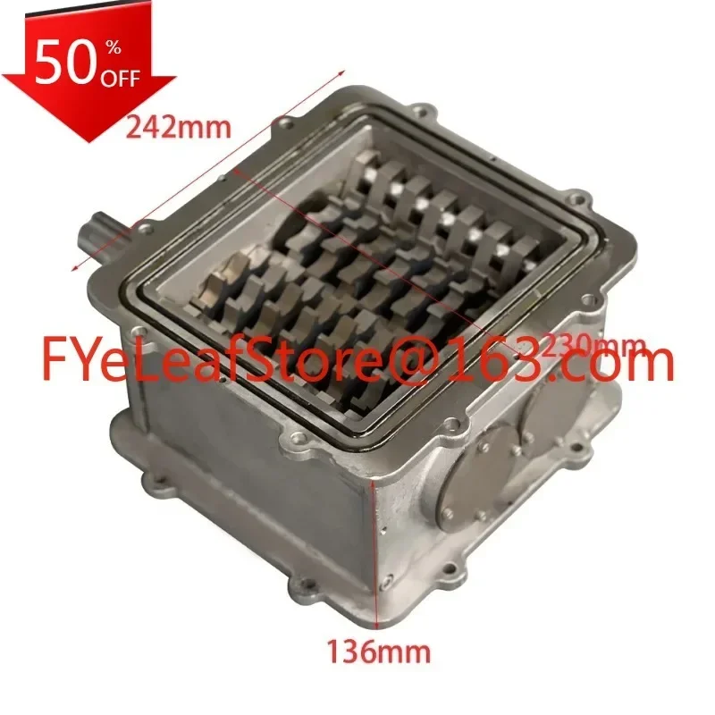 

Коробка с шасси, пластиковый измельчитель, лезвие, измельчитель пищевых отходов, SUS304, двойной вал, лезвие измельчения отходов, мини-измельчитель