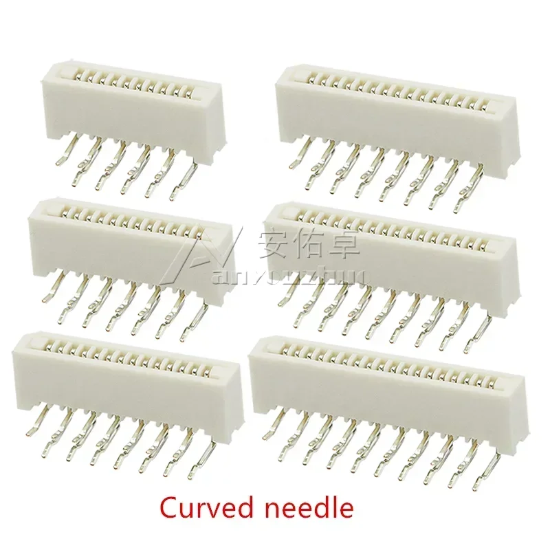 10Pcs 1.0mm FPC/FFC Connector LCD Flexible Flat Cable Socket Double Row 4/5/6/7/8/9/10/11/12/14/16/18/20/22/24/26/28/30/31 Pin