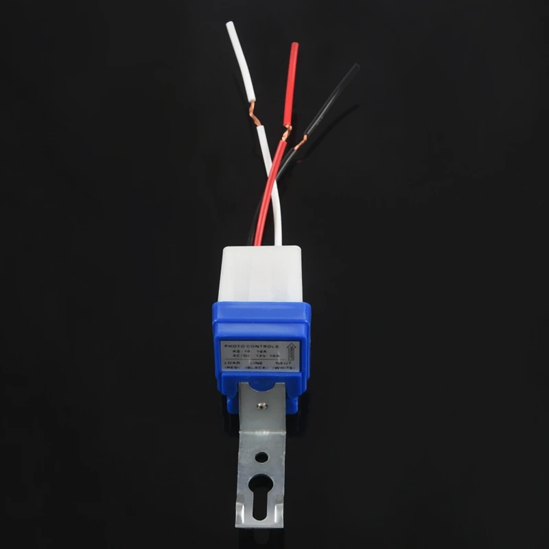 Interruptor automático de luz Crepúsculo, Sensor de luz, 3X AC DC 12V 10A